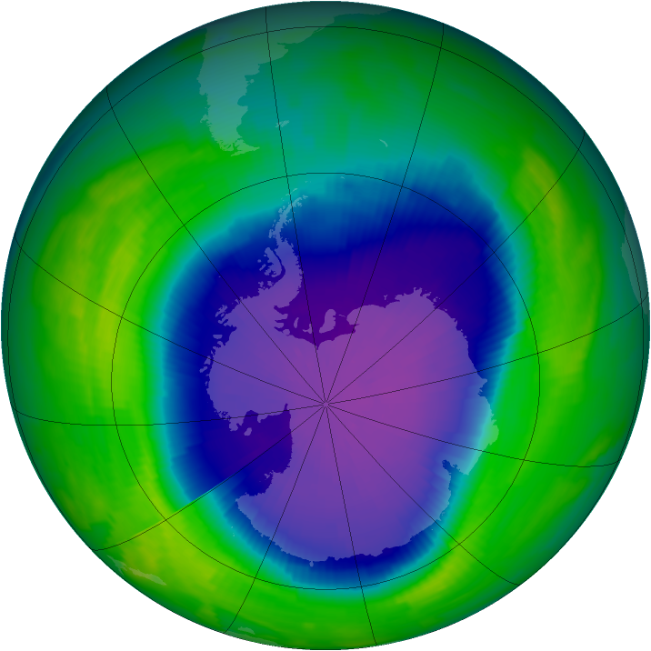 Ozone Map 1996-09-29